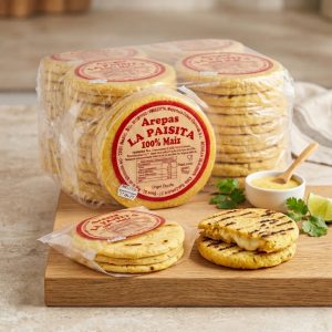 Arepa Amarilla La Paisita 6 uds. (x30 paquetes)